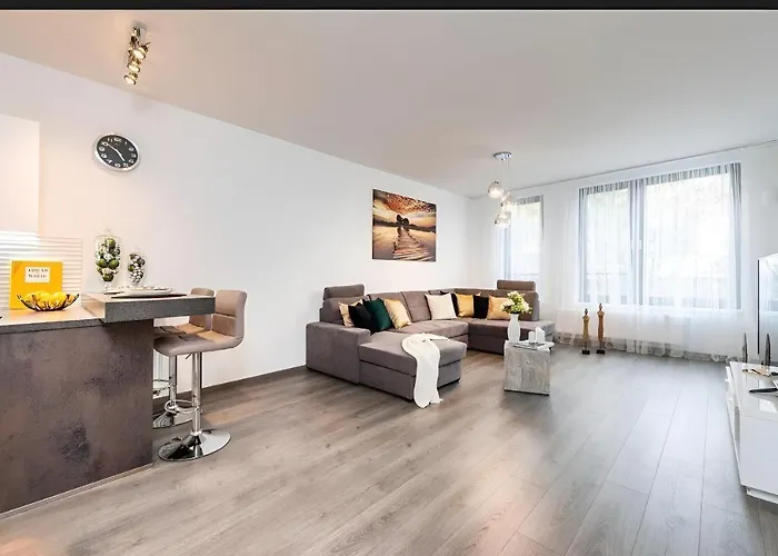Luxury Apartment W/ River View + Private Parking