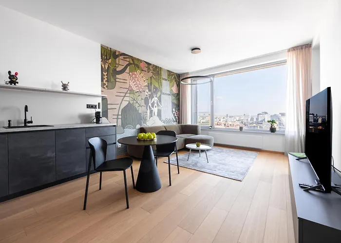 Sky Park Adam&Eve Apartment - Free Parking - Amazing City View