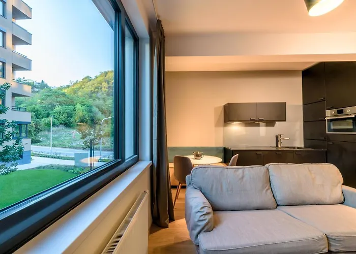 Bratislava Center, River Front, Private Parking Included