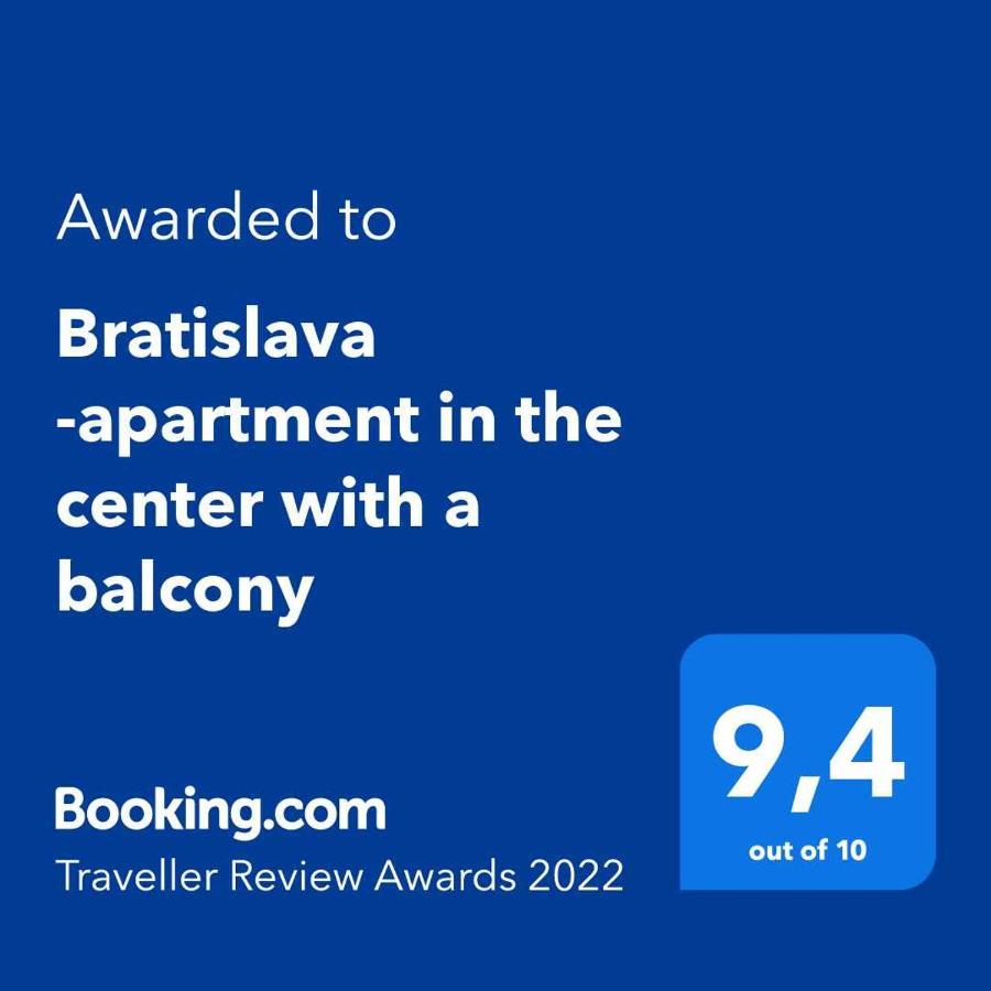 Apartment -apartment Near The Center With A Balcony Bratislava