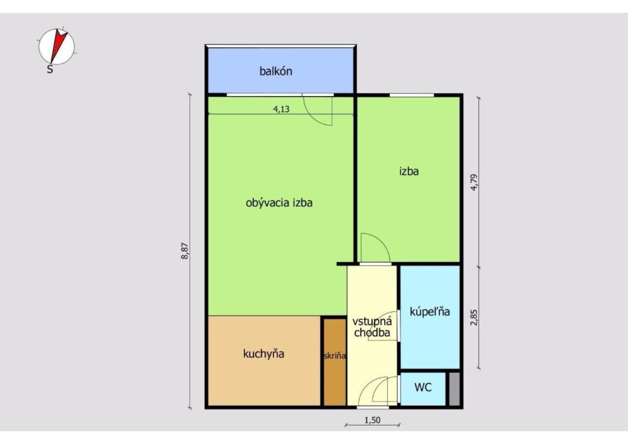 Modern 2 Apt With Free Parking And Wi-fi, Self Check-in Apartment Bratislava
