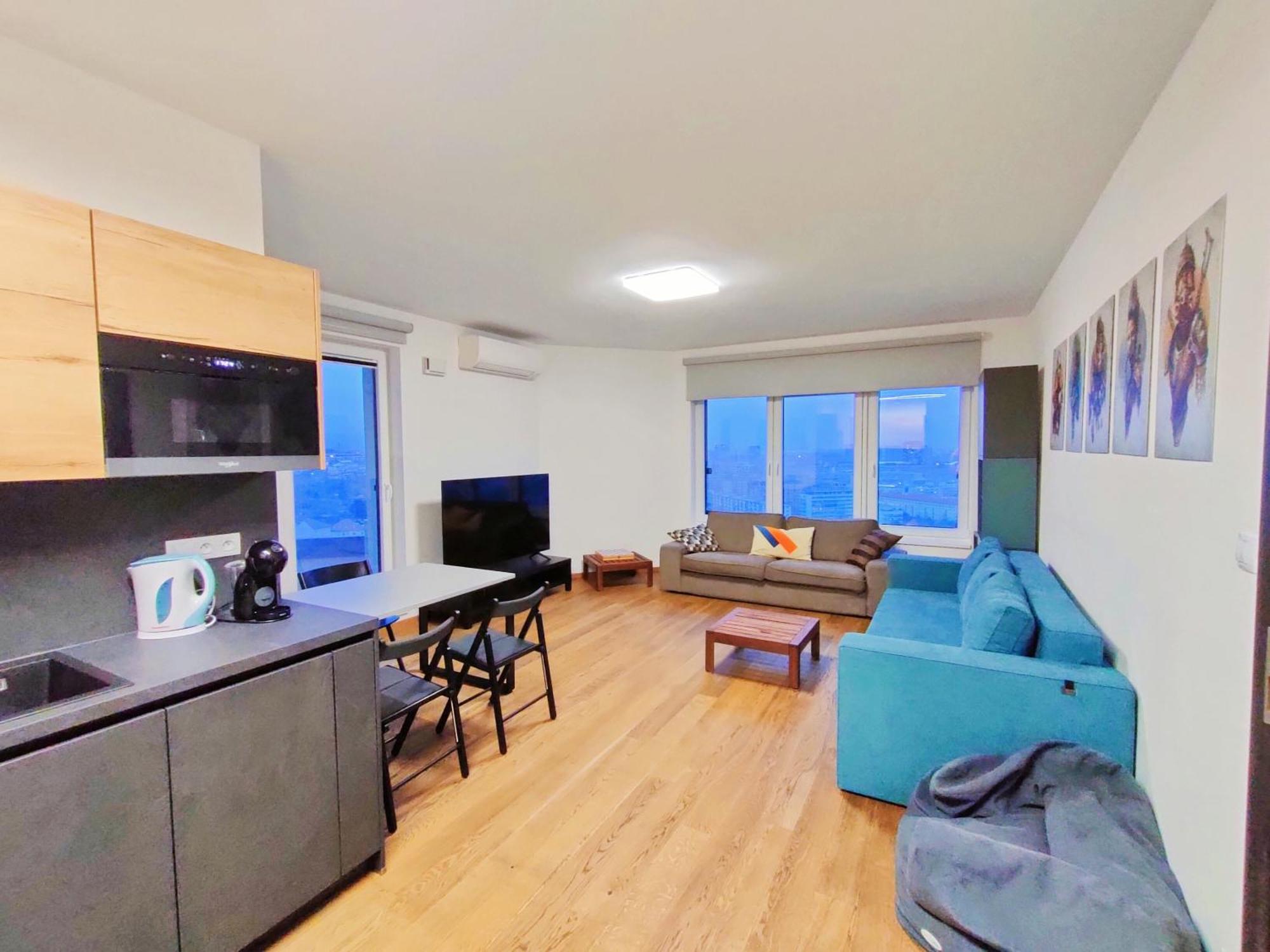 Apartment Sag 18th Floor Beautiful In Center Free Wifi