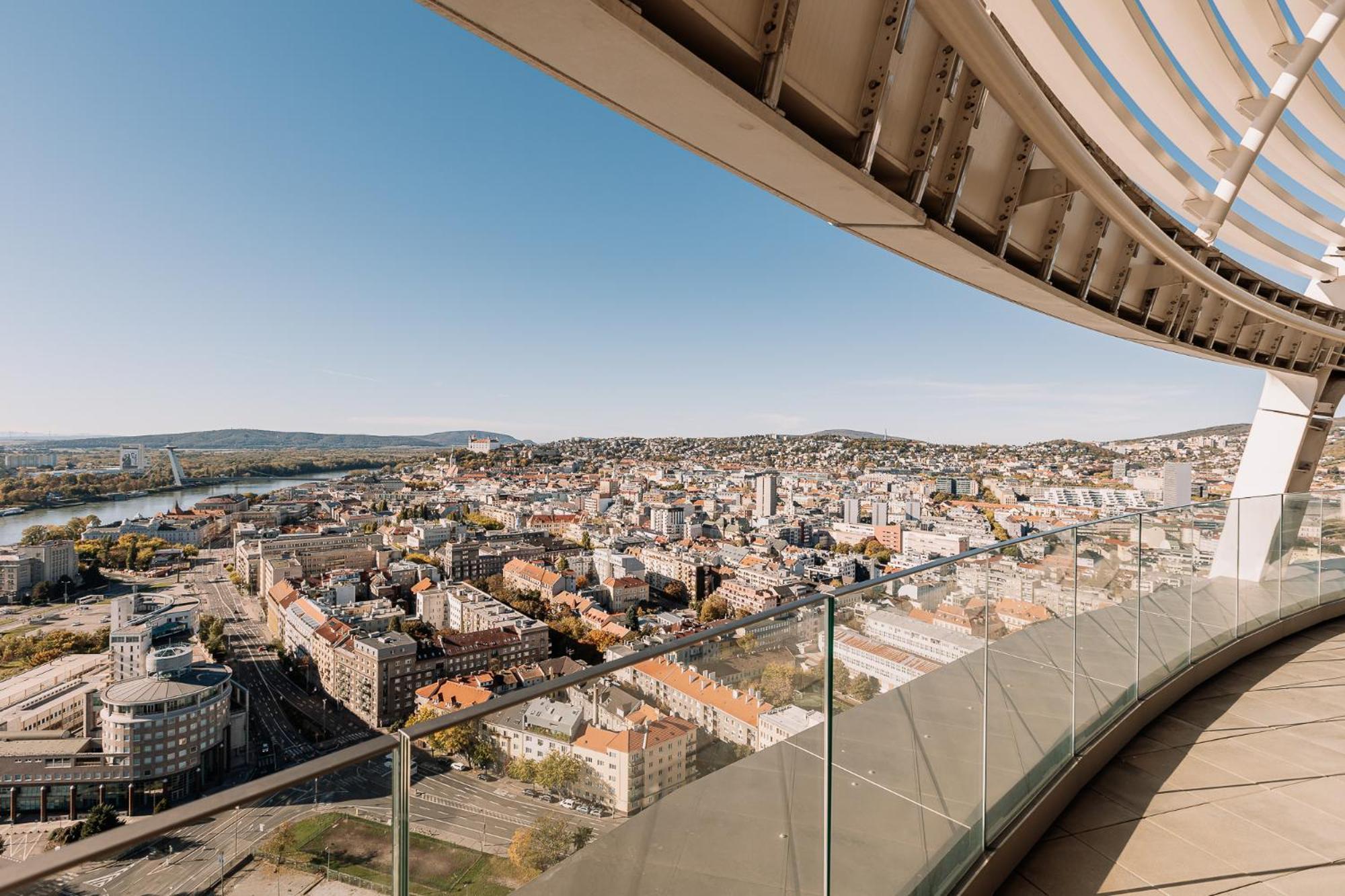 Skau Blue In Sky Park 21 Floor 2 Tower Panoramic View Free Parking * Bratislava