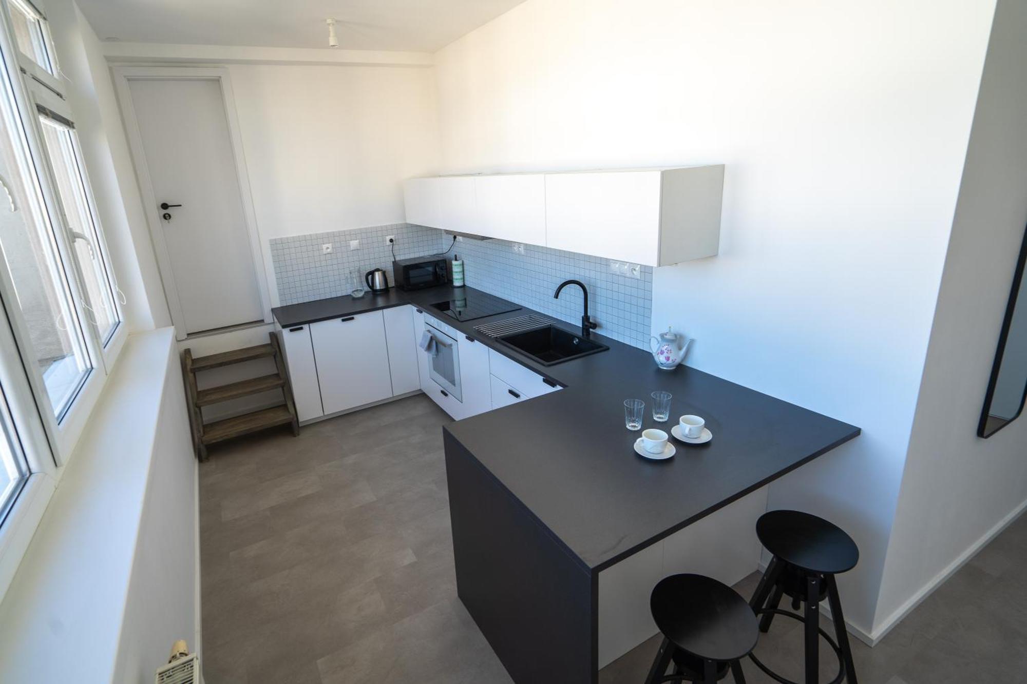 Old Town Black Apartment