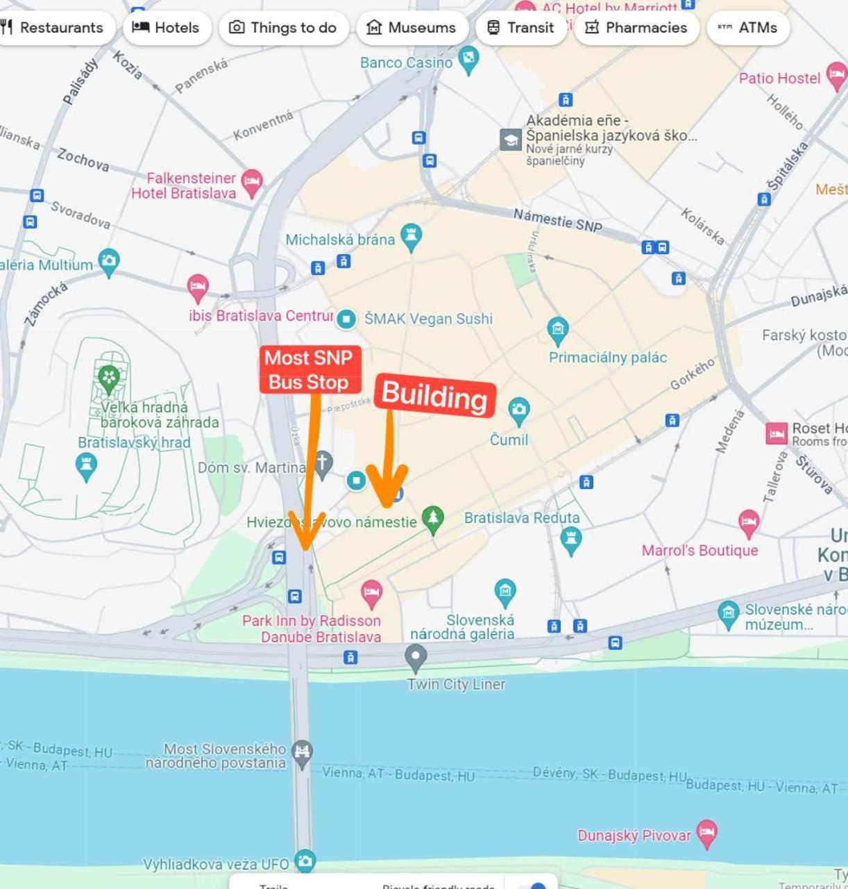 Bed & Breakfast Extralarge Queen In The Heart Of With Terrace Bratislava