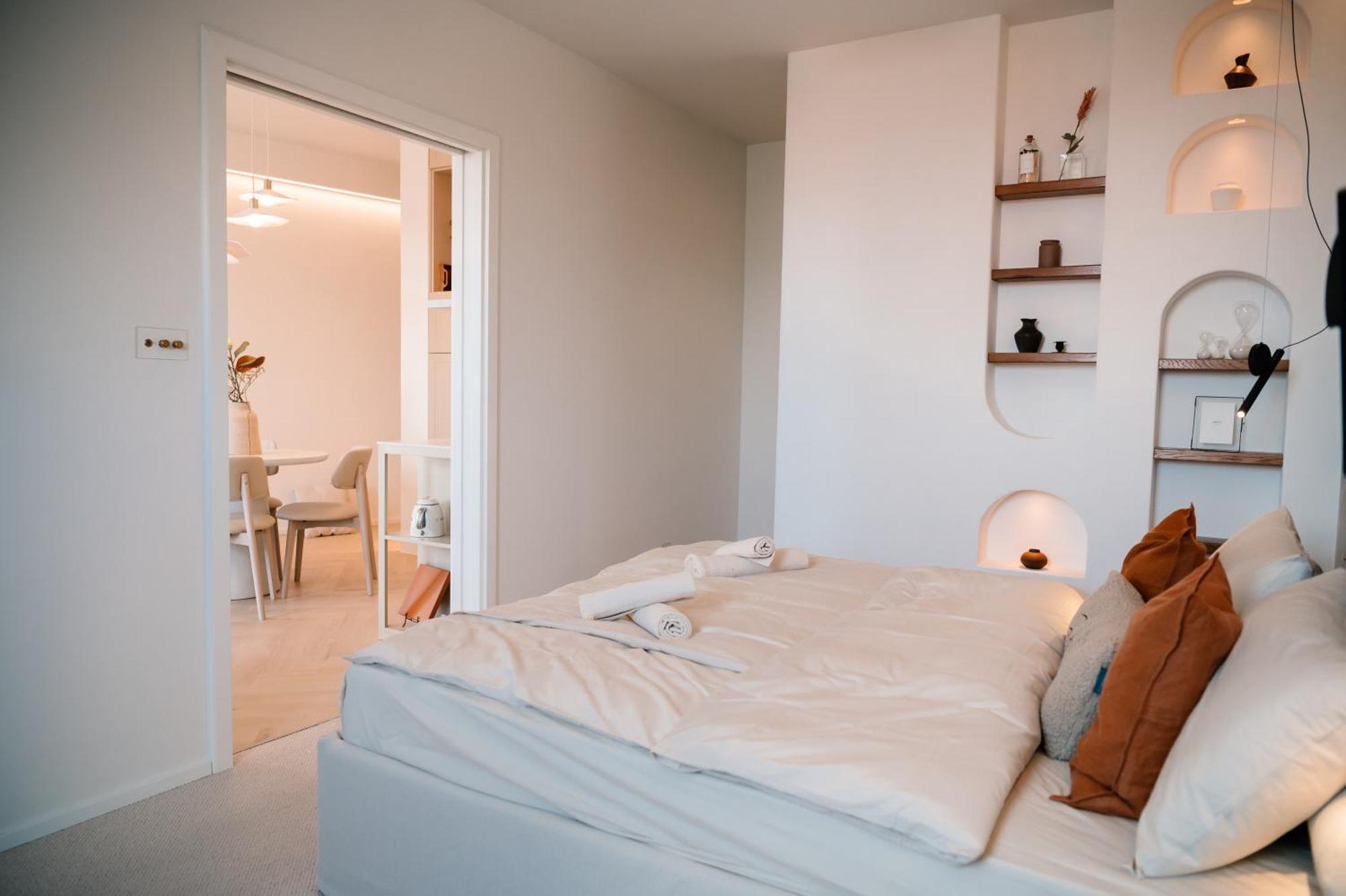 New Design Top-class Next To The Castle-free Parking-terrace Apartmán