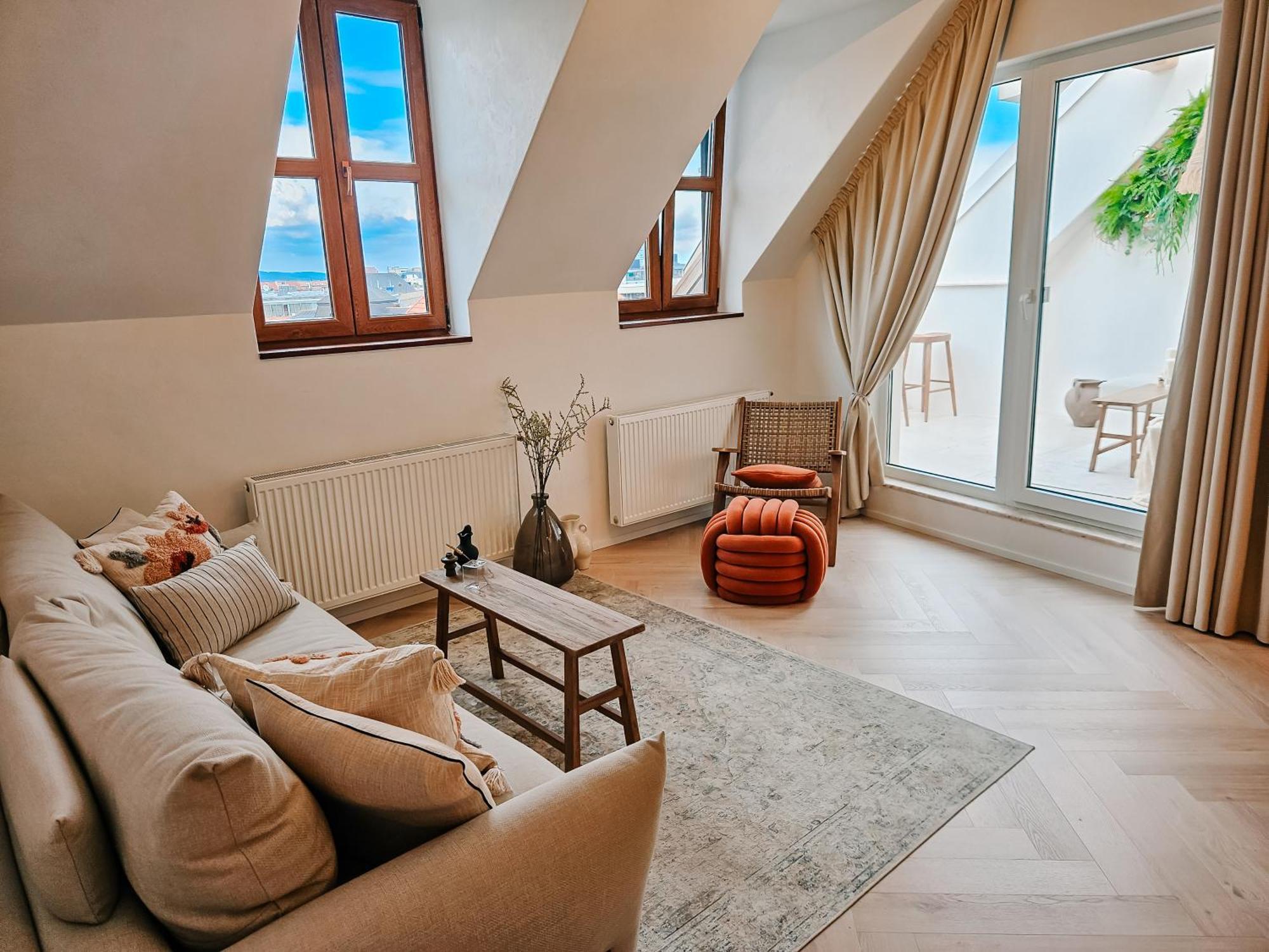 New Design Top-class Next To The Castle-free Parking-terrace Apartmán Bratislava