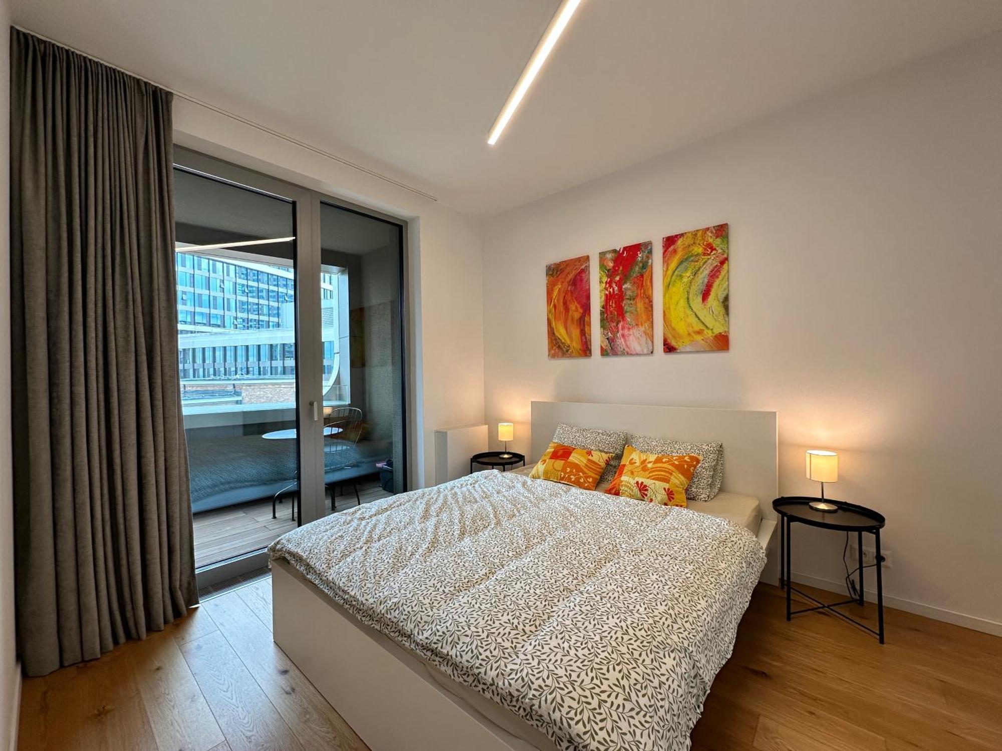 Sky1 Modern Aptm With Rooftop View 30 Floor * Bratislava