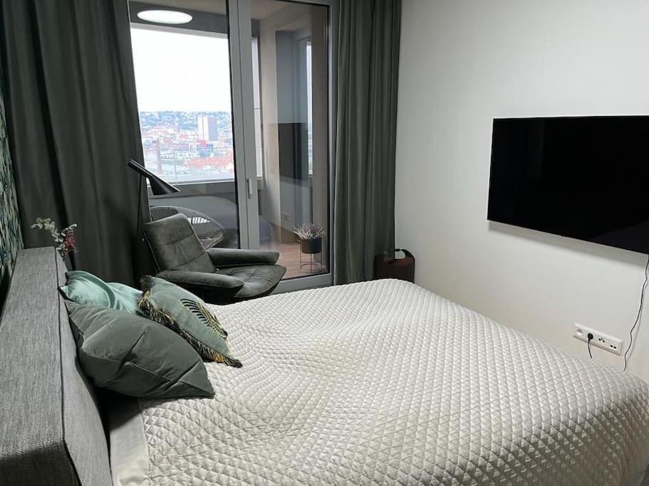 Luxury Flat In Sky Park, Castle View, Free Parking Bratislava