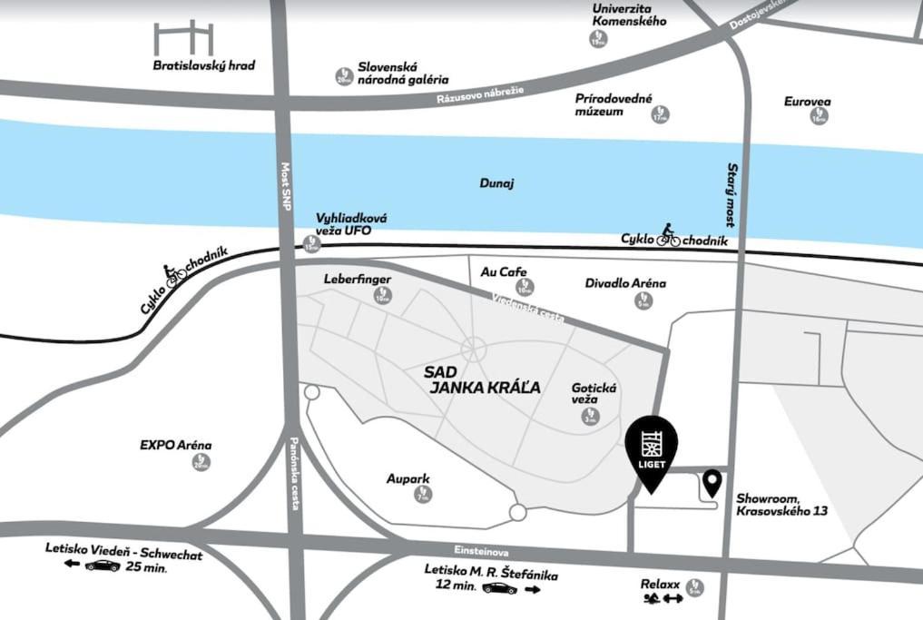 Liget - Luxury Apartment, Great Location Bratislava