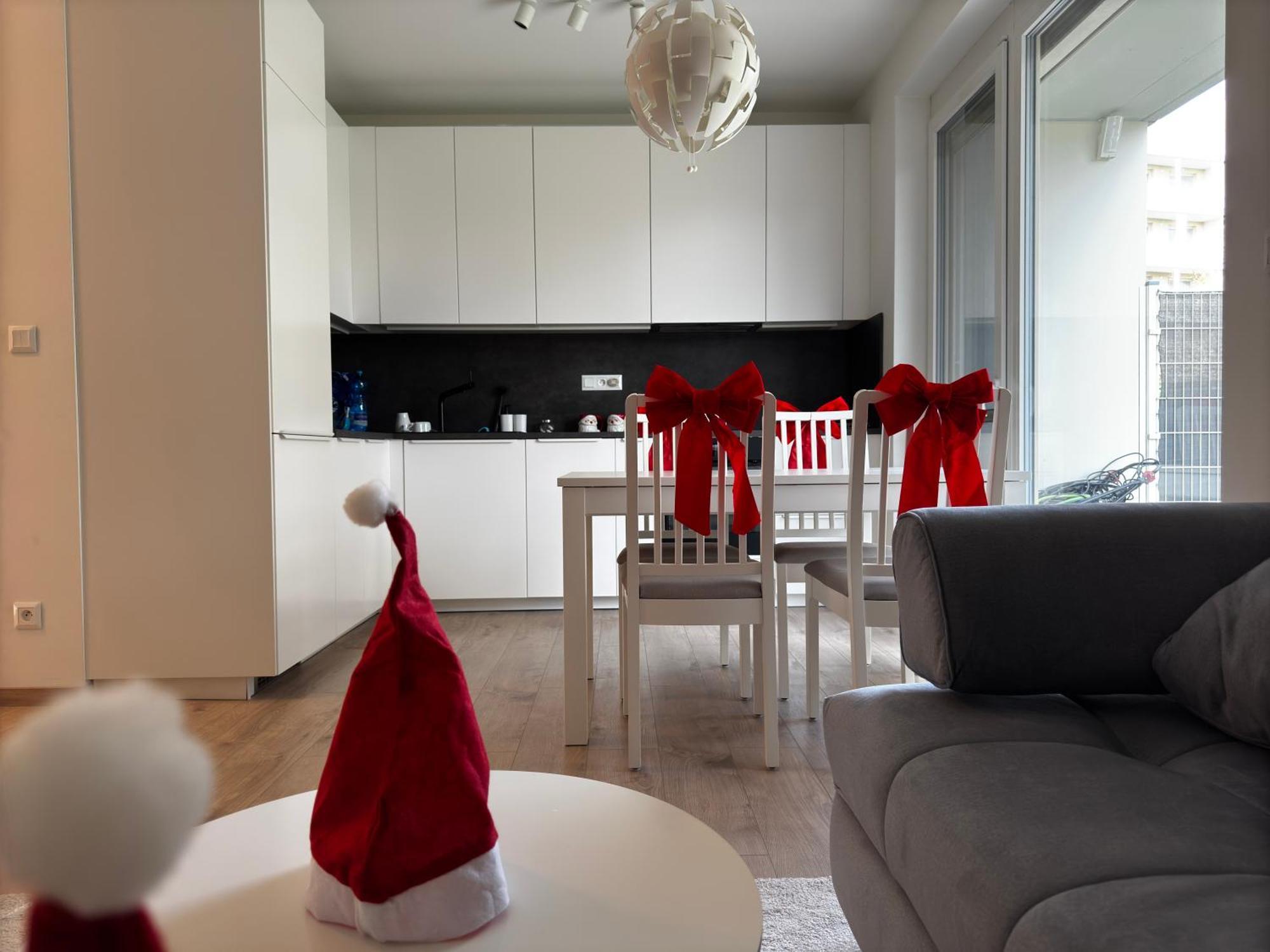 Apartment Ba With Free Garage Parking, Huge Outside Area *