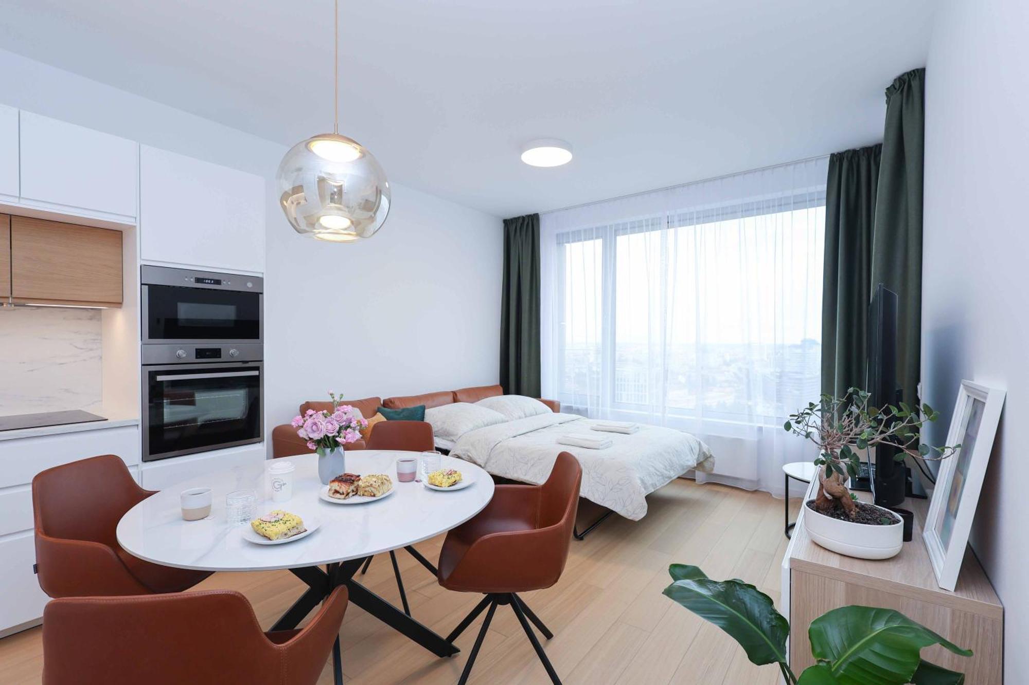 Apartment Skypark Tower 4, Free Parking And Beautiful Views Bratislava
