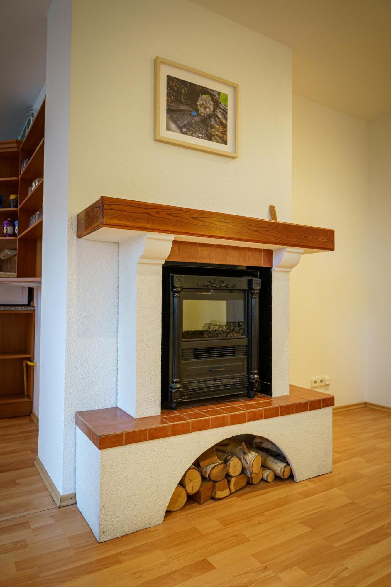 Apartment Spacious With A Fireplace In The