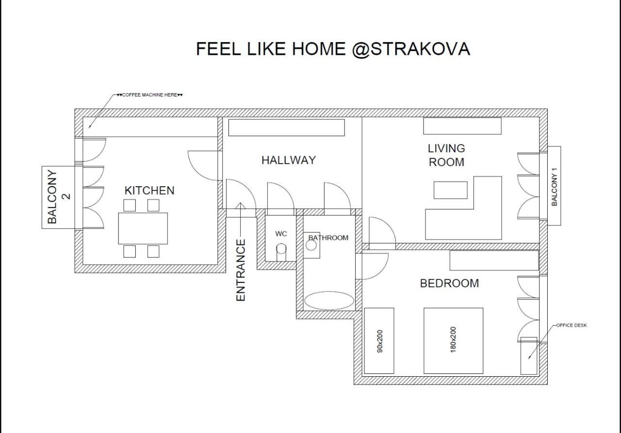 Feel Like At Strakova - Hearth Of The City Center Apartment *