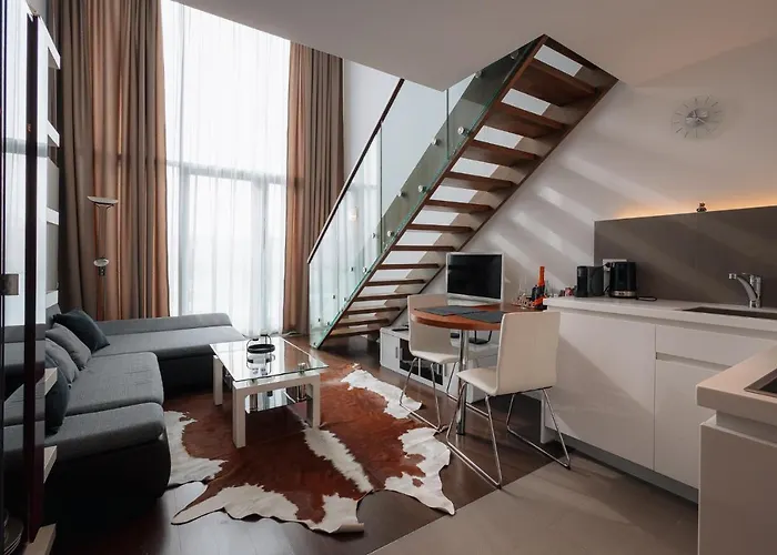 Skau Eurovea Duplex Apartment Danube Exclusive View Free Parking
