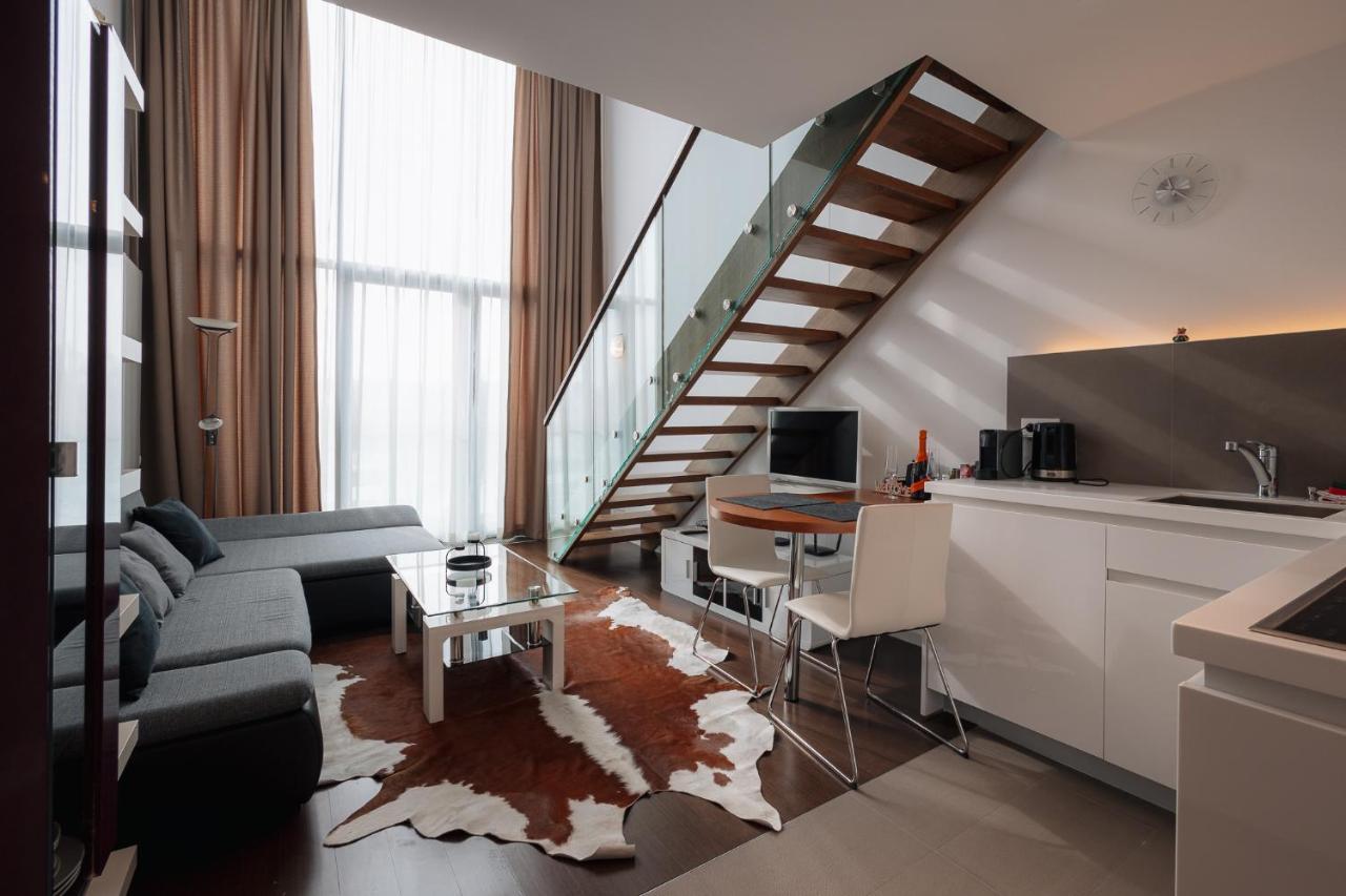 Skau Eurovea Duplex Danube Exclusive View Free Parking Apartment Bratislava