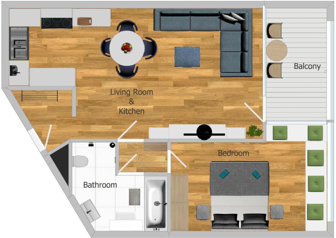 Panorama Oasis - Free Parking On Site - Air Con - Biz Wifi - Netflix *