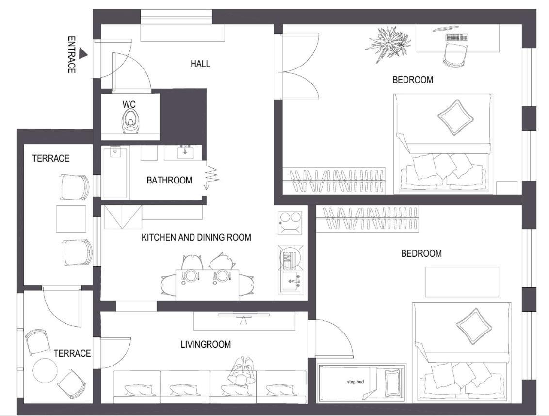 Apartment Big In City Center & Private Parking Bratislava