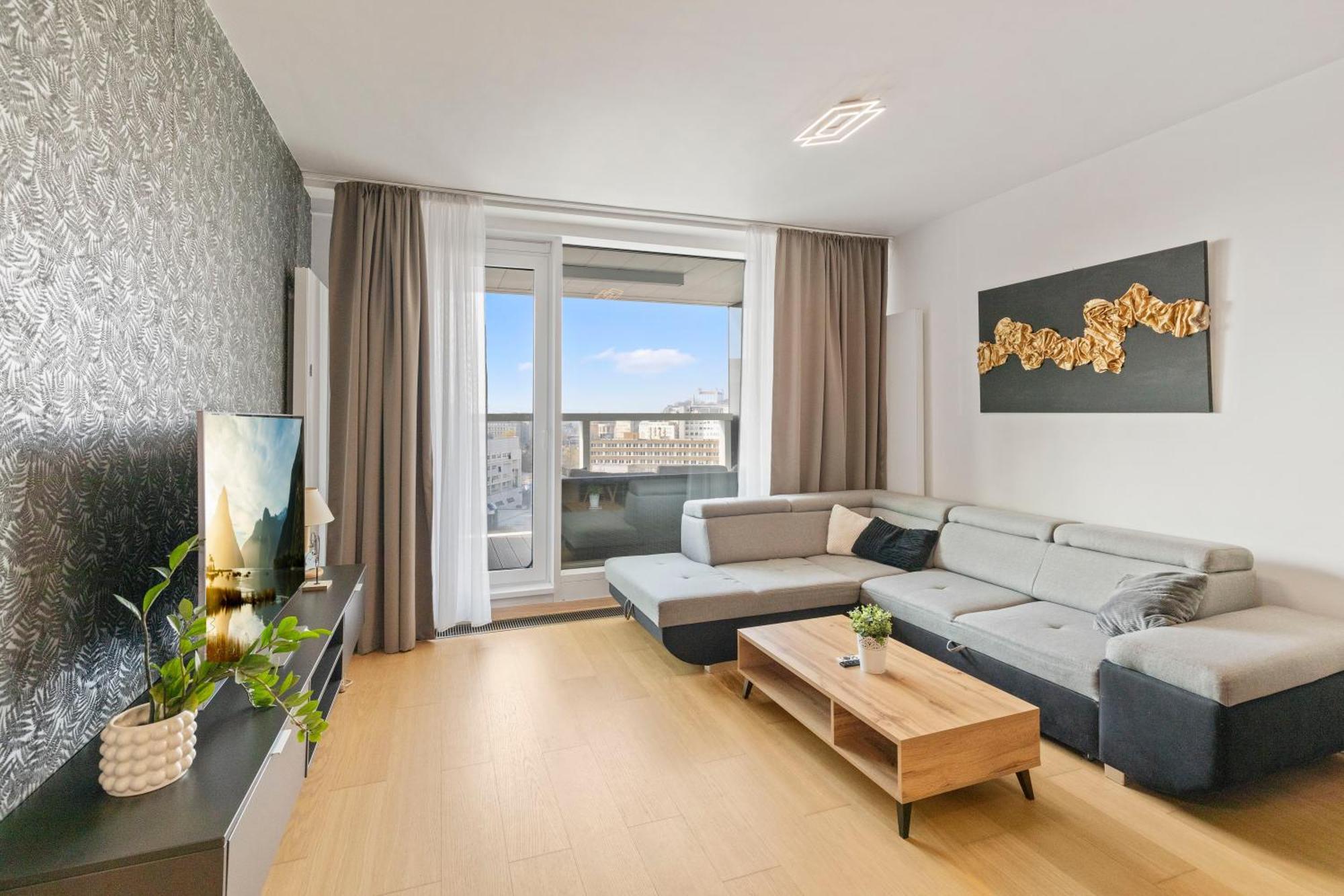 Apartment Panorama In Downtown Area With Free Parking And Castle View *